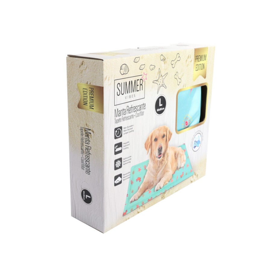 Summer Vibes Cool Mat Premium Manta Refrescante para cães e gatos, , large image number null